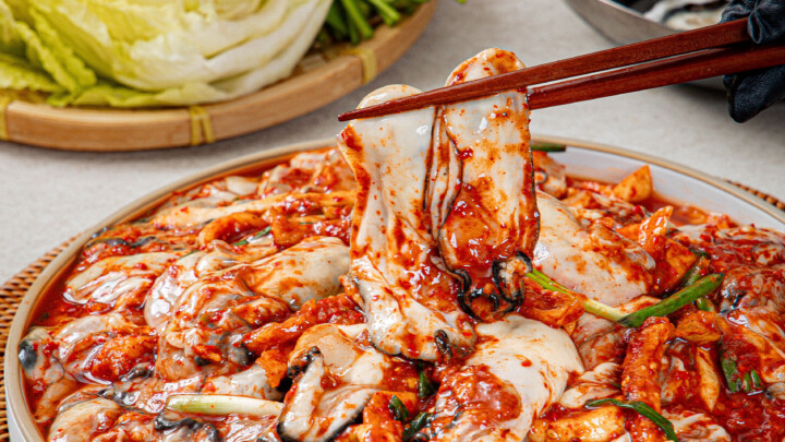 굴무침