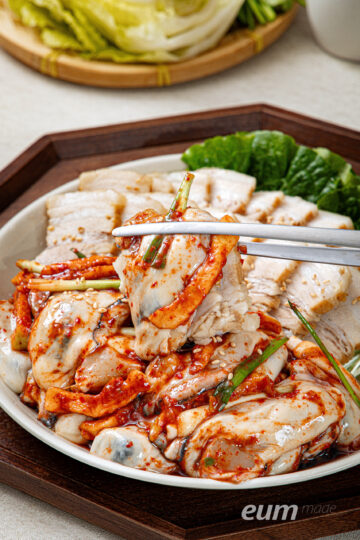 굴무침